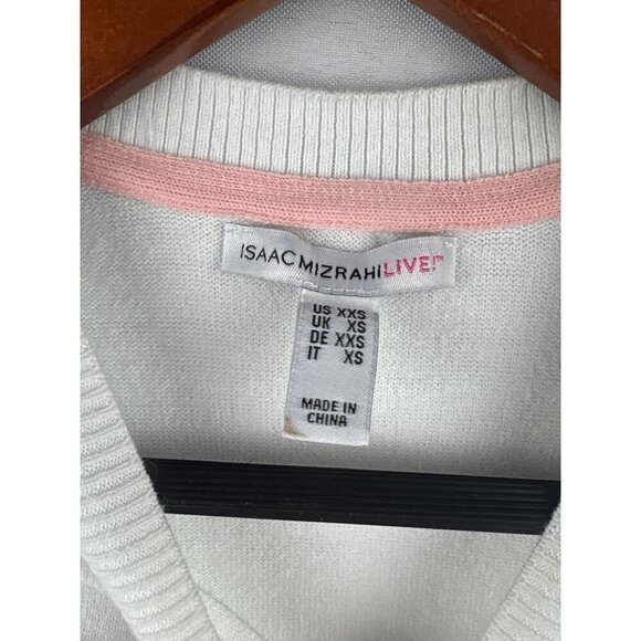 Isaac Mizrahi Live! Womens Floral Sleeveless Cotton Blend Top XXS - Picture 3 of 5